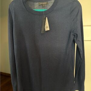 Banana Republic Navy Merino wool sweater New with Tags